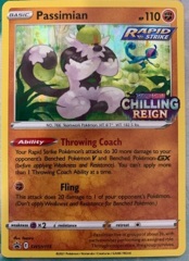 Passimian SWSH115 Holo Promo - Chilling Reign Prerelease